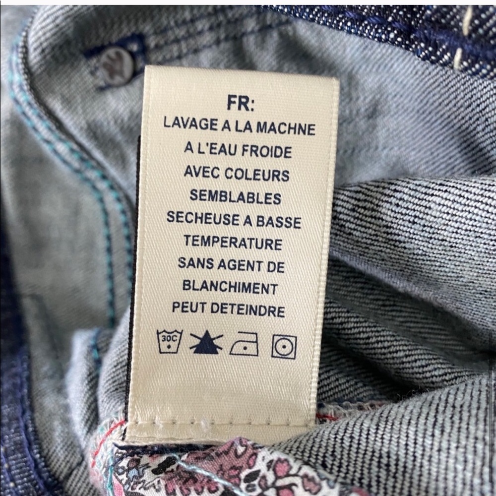 MEK DNM Paros Capri Cropped Dark Blue Jeans | 30 - Picture 8 of 8